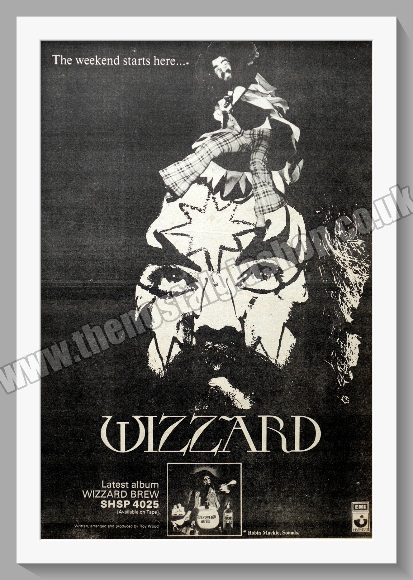 Wizzard. Wizzard Brew. Original Vintage Advert 1973 (ref AD14428)