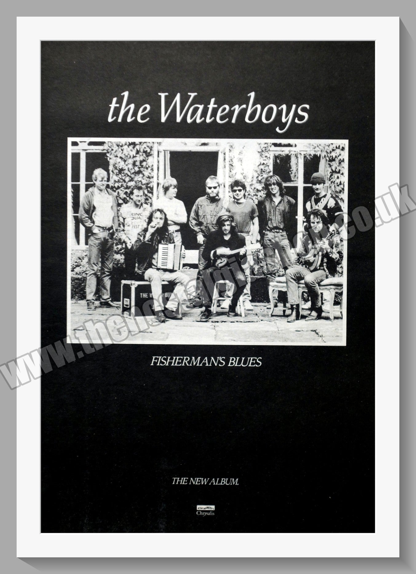 Waterboys (The). Fisherman's Blues. Original Vintage Advert 1988 (ref AD14434)