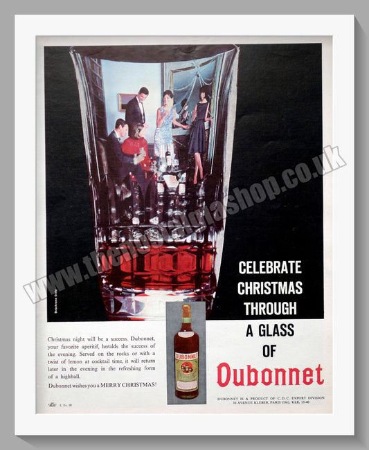 Dubonnet. Original Advert 1961 (ref AD300166)