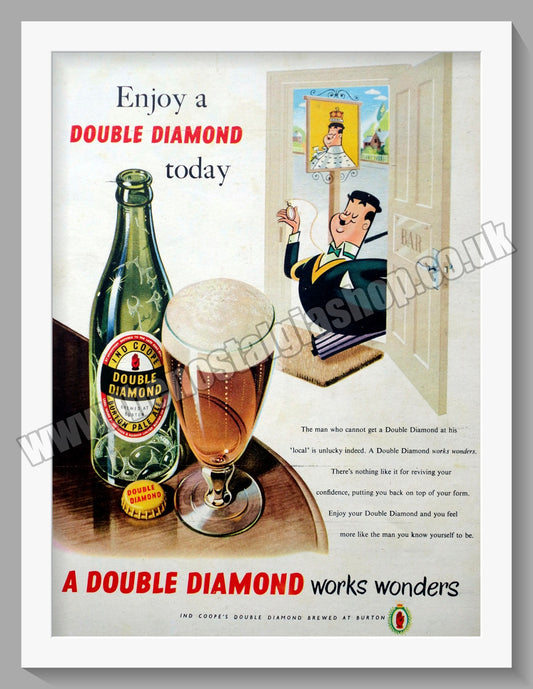 Double Diamond Pale Ale. Original Advert 1954 (ref AD300179)