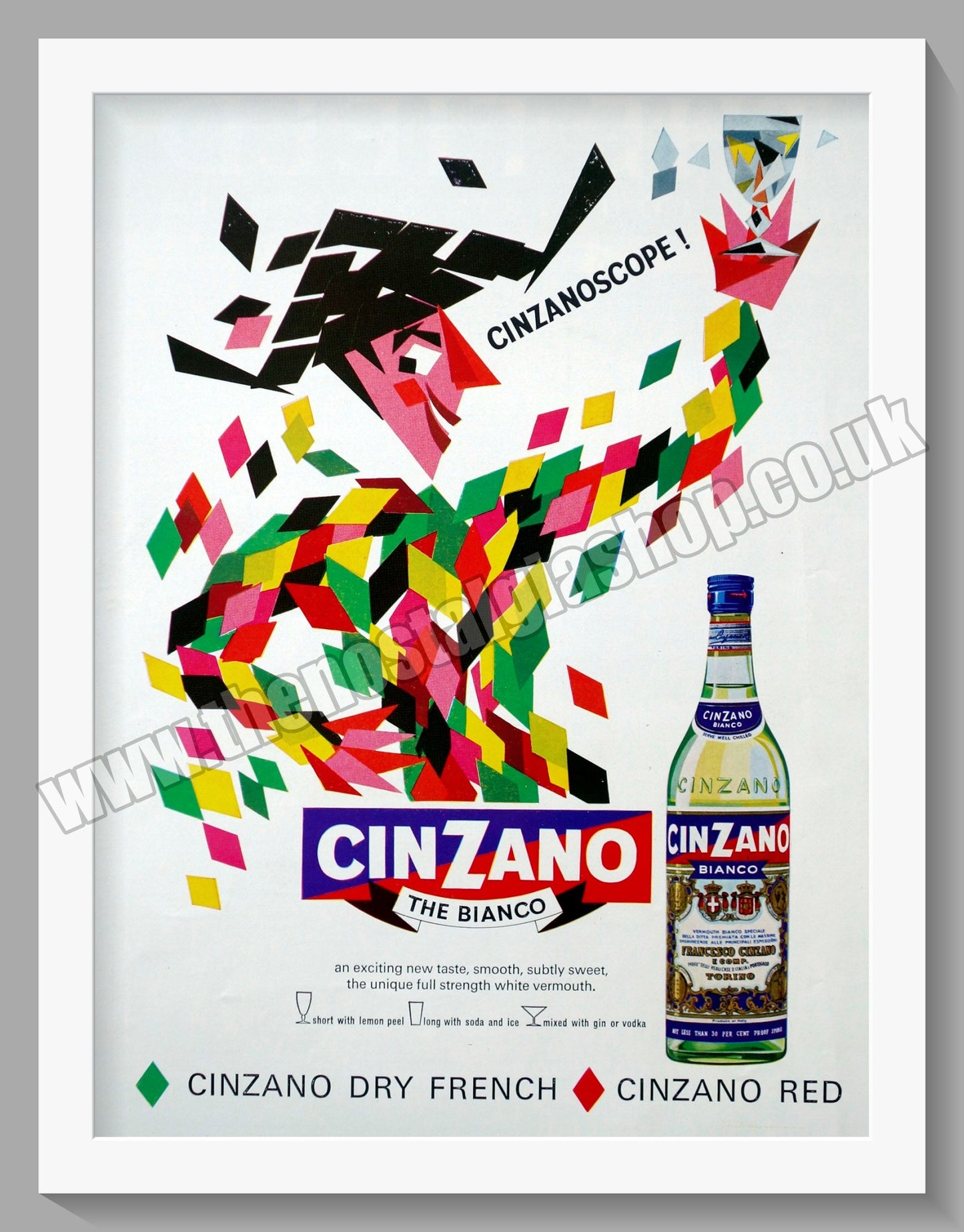 Cinzano Bianco. Original Advert 1964 (ref AD300188)