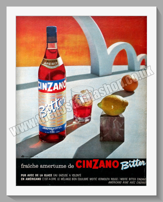 Cinzano Bitter. Original Advert 1969 (ref AD300200)