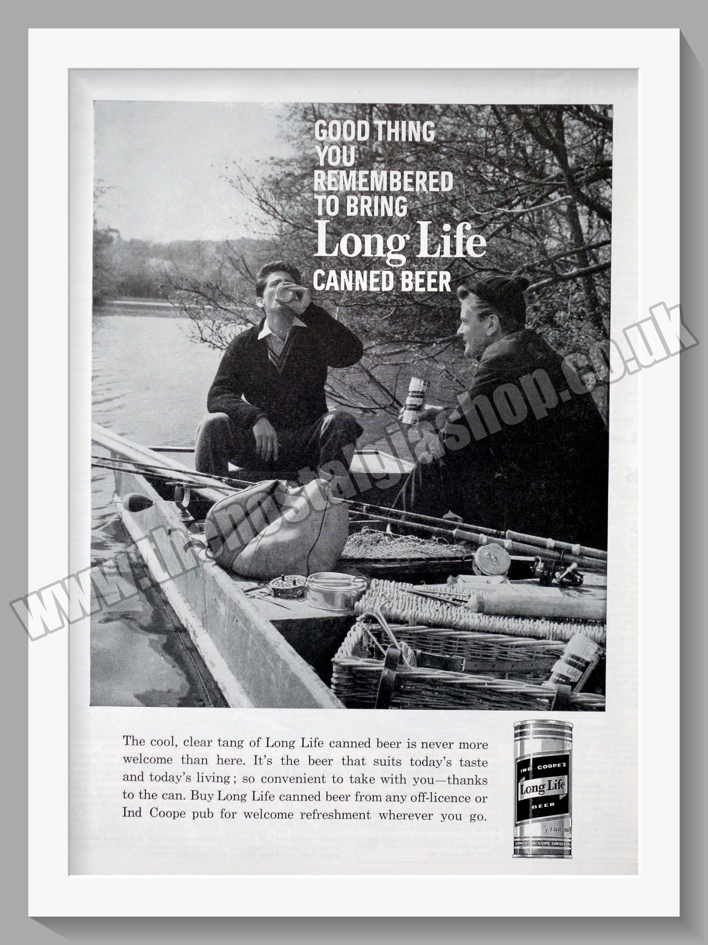 Long Life Beer. Ind Coope. Original Advert 1960 (ref AD300208)