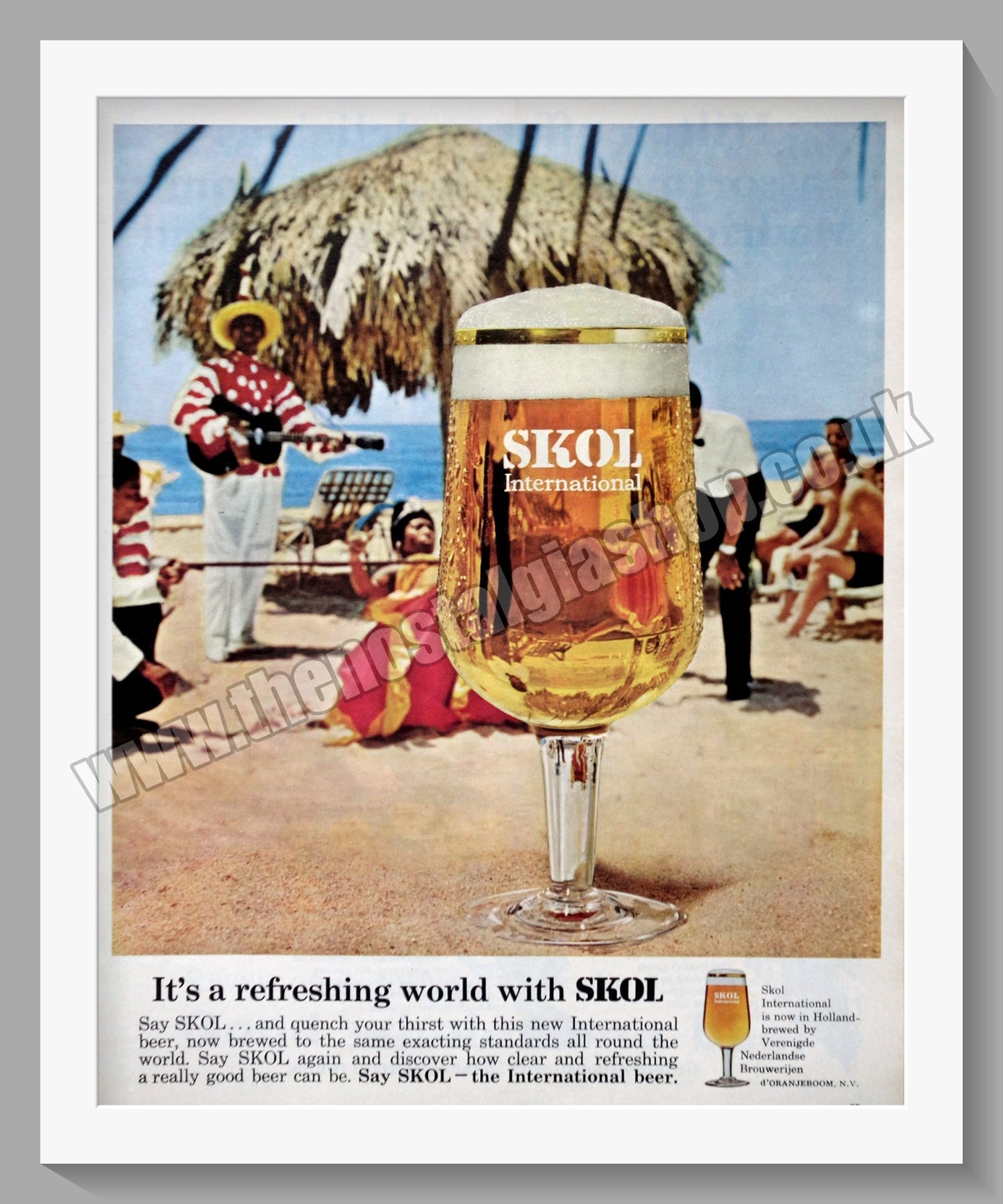 Skol. The International Beer. Original Advert 1966 (ref AD300211)