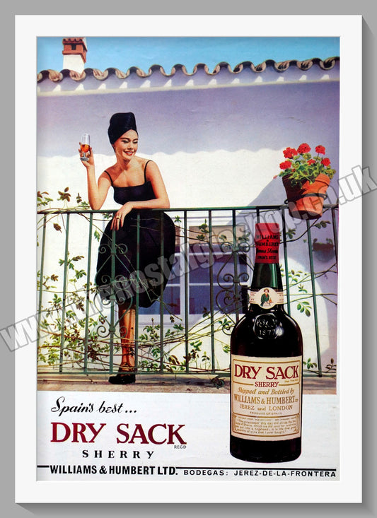 Dry Sack Sherry. Original Advert 1960 (ref AD300248)