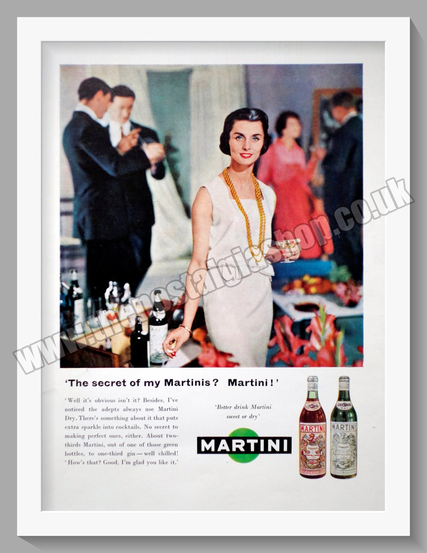 Martini Vermouth. Original Advert 1959 (ref AD300253)