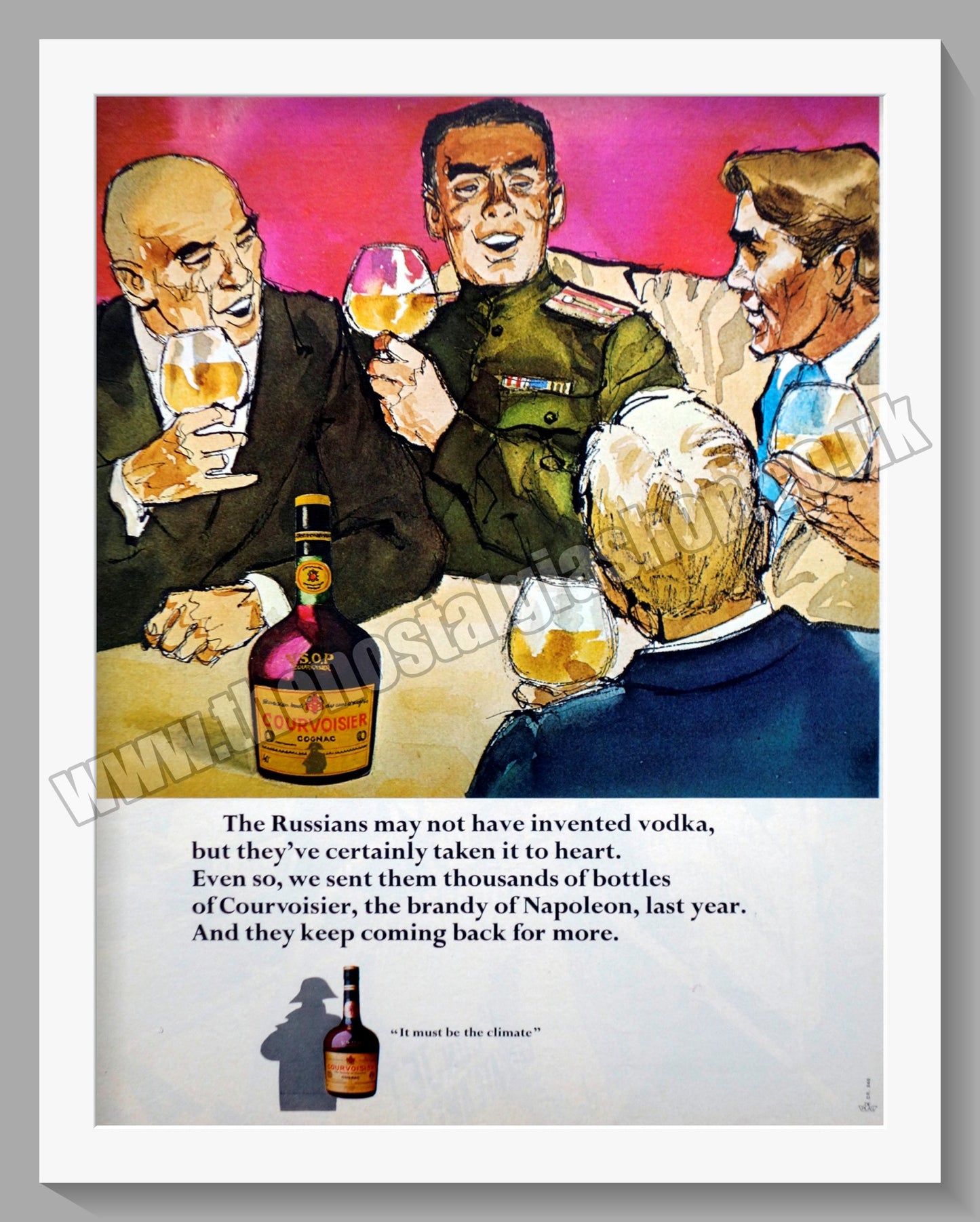 Courvoisier Cognac. Original Advert 1970 (ref AD300399)