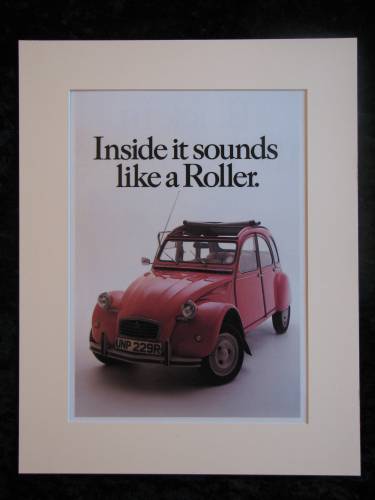 CITROEN 2CV original advert 1984 (ref AD149)