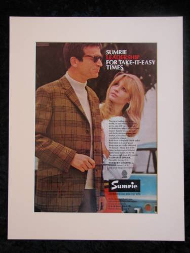 SUMRIE SUITS  original advert 1969 (ref AD200)