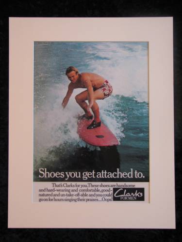 CLARKS SHOES  original advert 1971 (ref AD204)