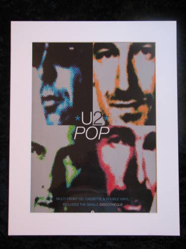 U2 POP original advert 1997 (ref AD252)