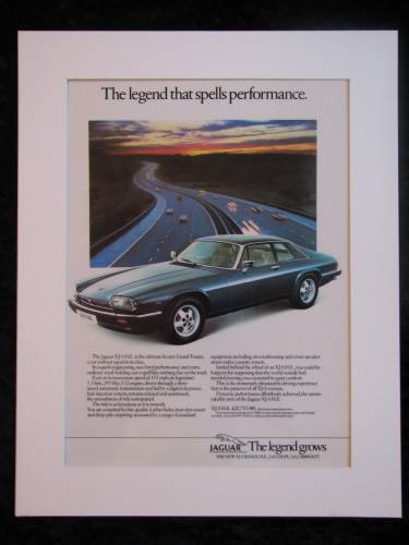 JAGUAR XJ-SH.E. original advert 1980 (ref AD266)