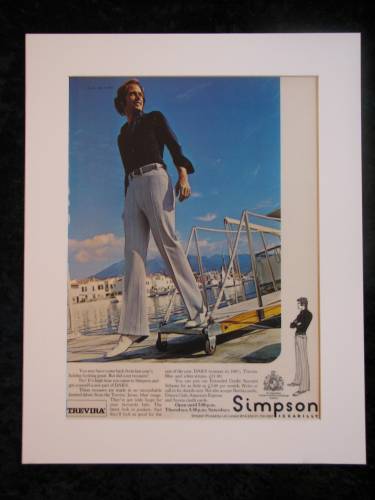 DAKS TROUSERS  original advert 1973 (ref AD273)