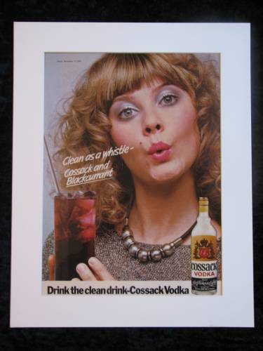 Cossack Vodka  Original advert 1975 (ref AD280)