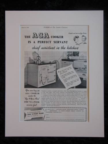 Aga Cooker Original advert 1939  (ref AD294)