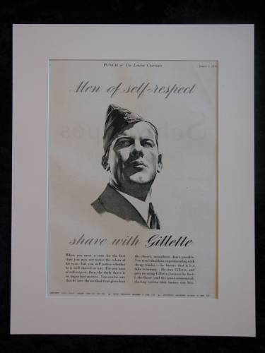 Gillette Original advert 1939  (ref AD306)