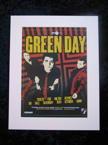 Green Day Milton Keynes 2004 original advert (ref AD385)