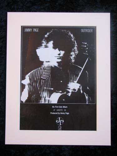 Jimmy Page Outrider  original advert 1988 (ref AD392)