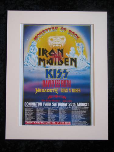 Monsters of Rock 1988 original advert (ref AD396)